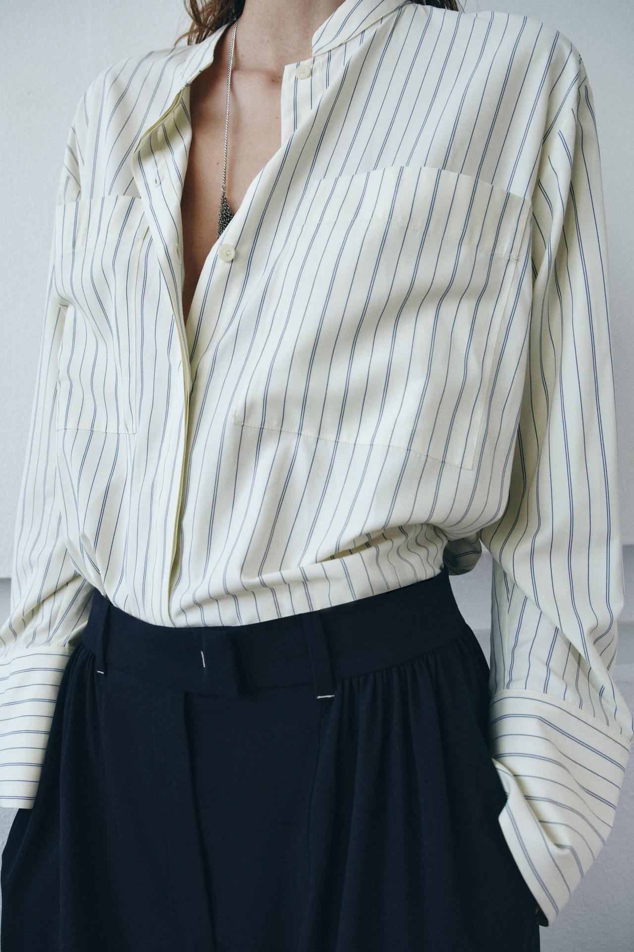 Oversized Striped Shirt