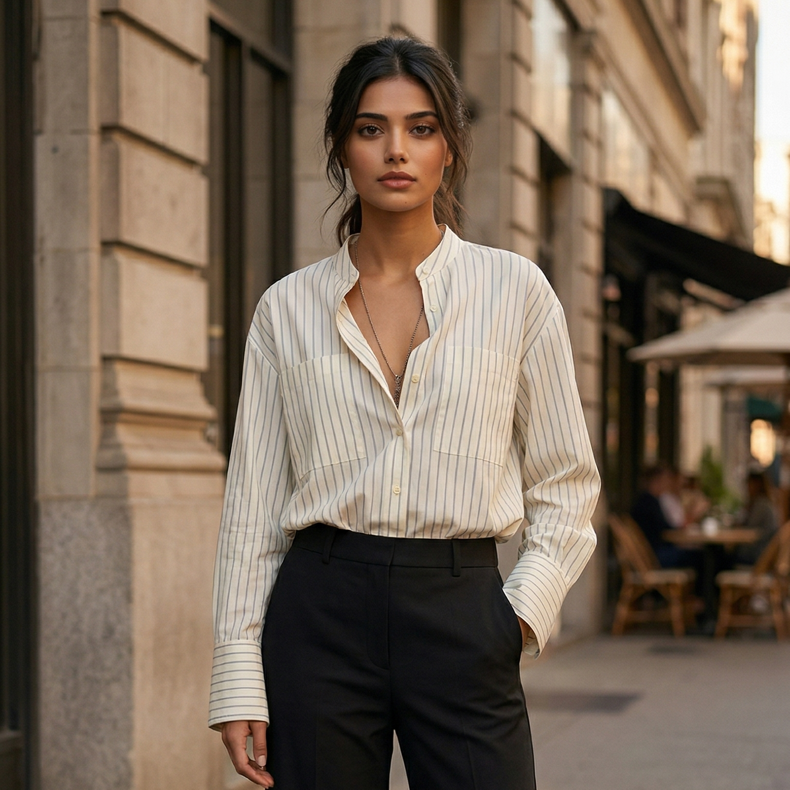 Modern office core aesthetic workwear fashion