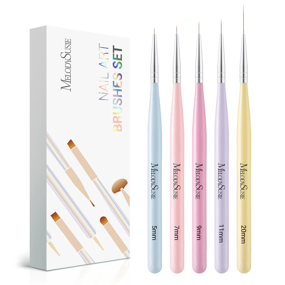 Nail Art Liner Brush 5pcs