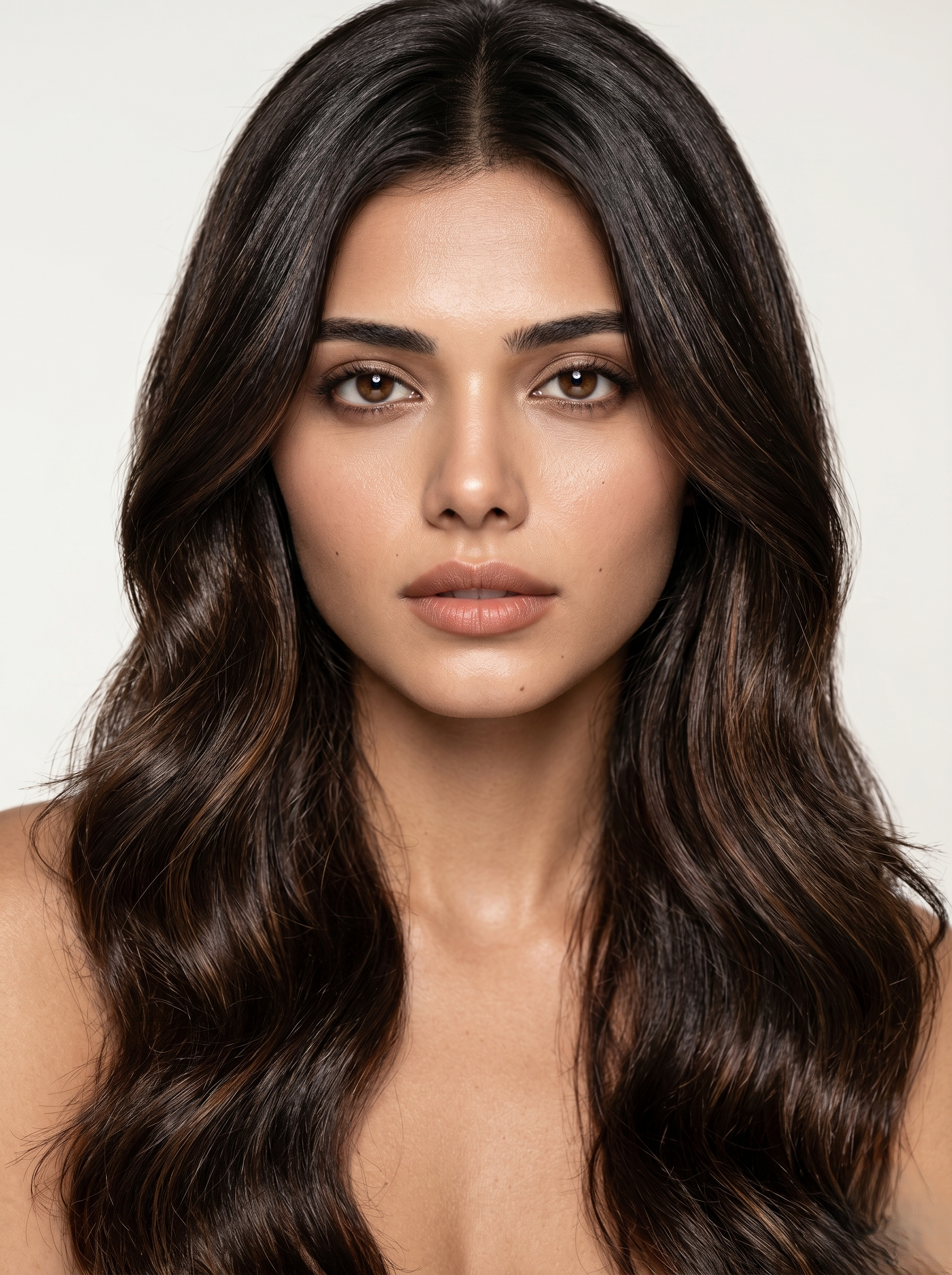 Kia showing glossy, healthy blowout hair