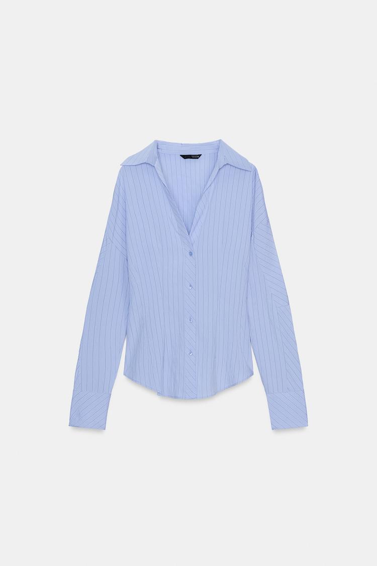 Blue Pinstripe Shirt