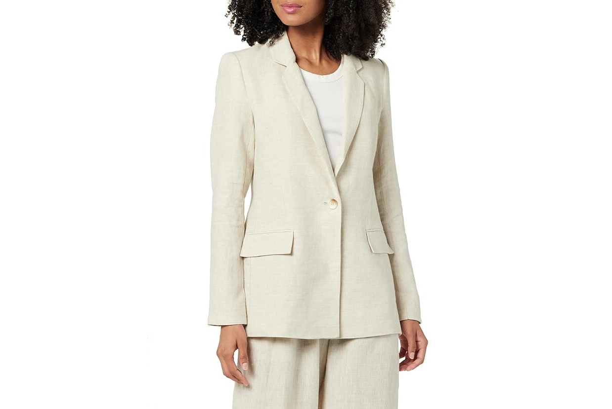 Linen blazer for women 