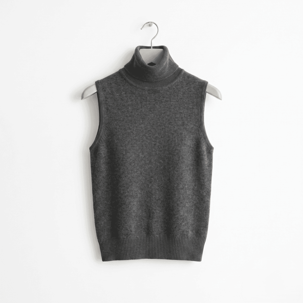 Charcoal sweater vest 