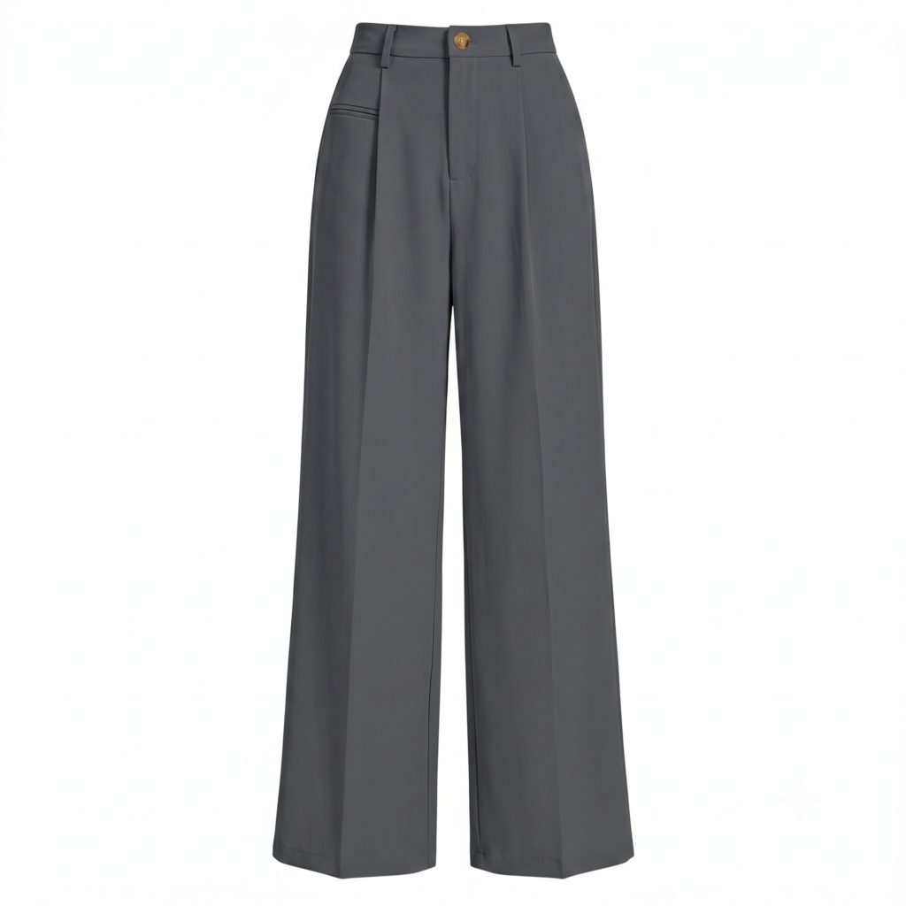 Grey Wide leg trousers